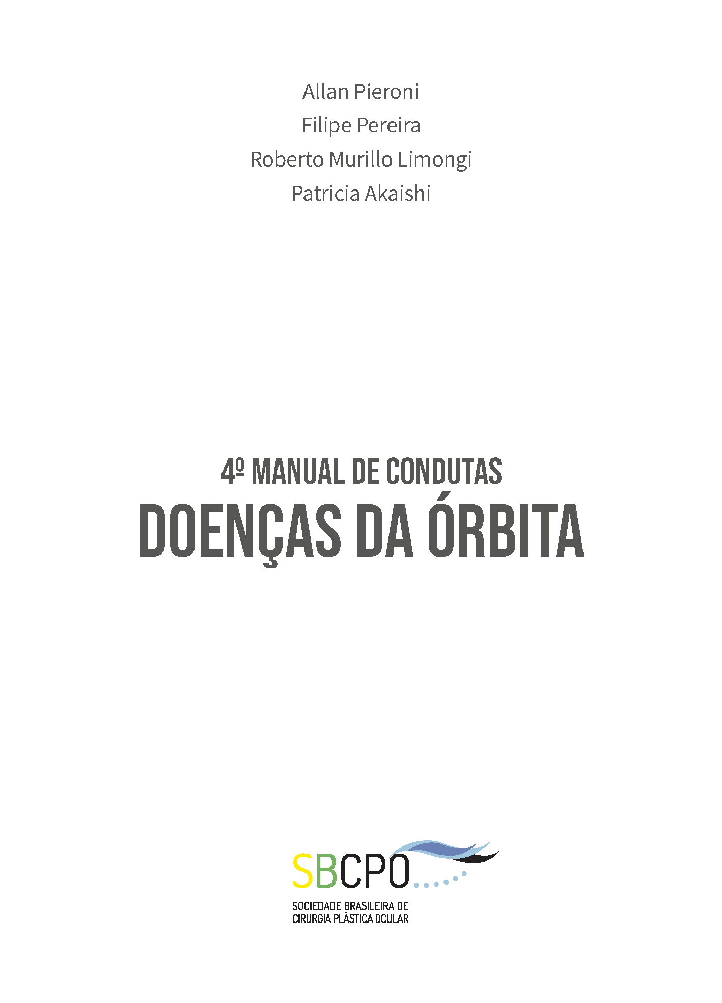 E-Book 4º Manual de Condutas Doenças da Órbita — amostra
